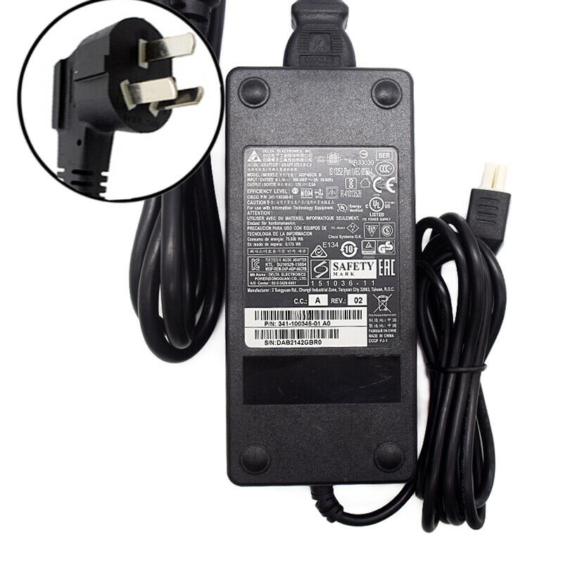 4Pin-Delta ADP-66CR B 341-100346-01 AC Power Supply Charger Adapter 12V 5.5A Modified Item: No Cou